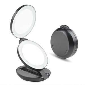 UNIQ Rejsespejl dobbelt x2 LED Sort alt image