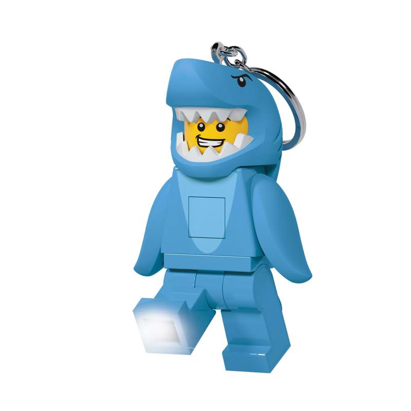 LEGO Tilbehør Bag Charm med LED lys Shark Kobolt