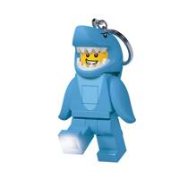LEGO Tilbehør Bag Charm med LED lys Shark Kobolt