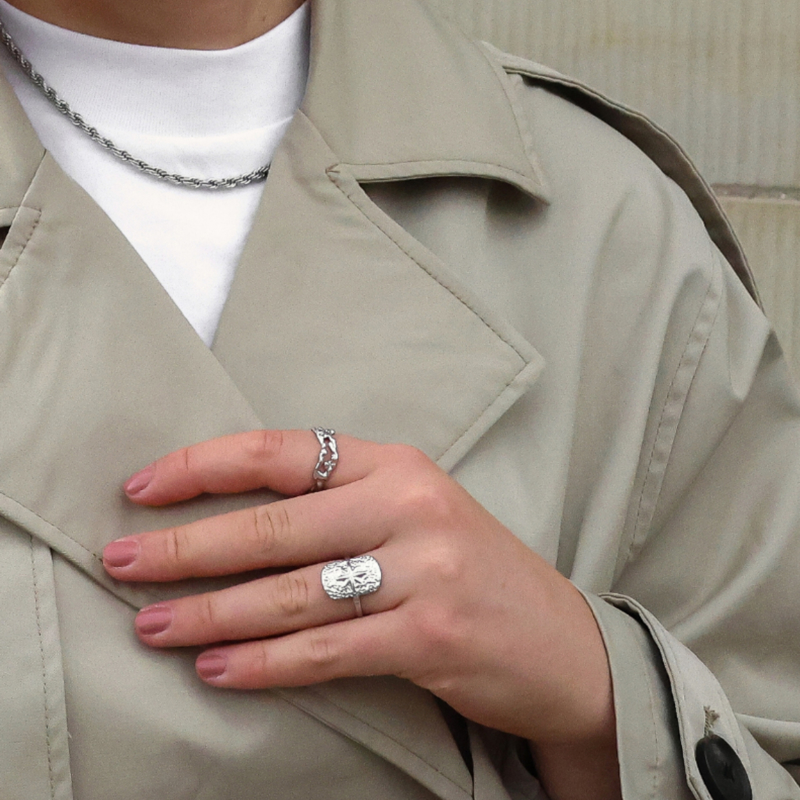 Winther Studio Ring Beathe Sølv 2