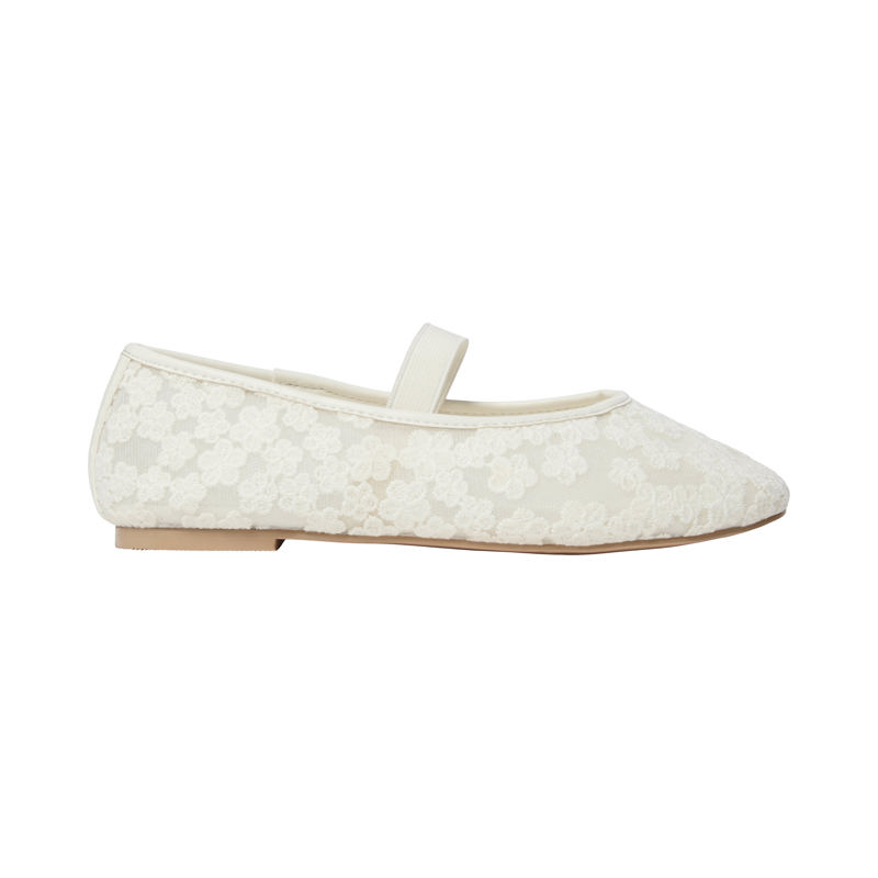 Sofie Schnoor Ballerina Sko AginySY Off Hvid Str. 34 1