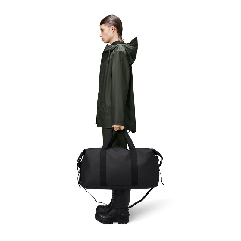 RAINS Rejsetaske Hilo Weekend Bag L Sort 4