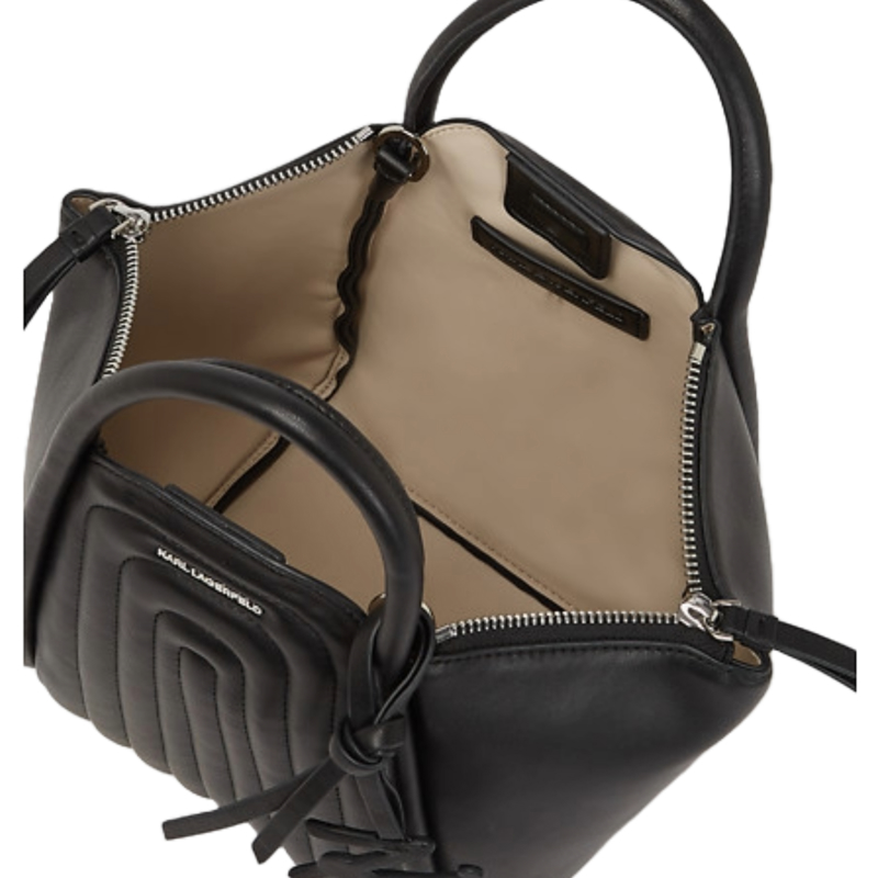 KARL LAGERFELD Shopper Wellen  Svart 3