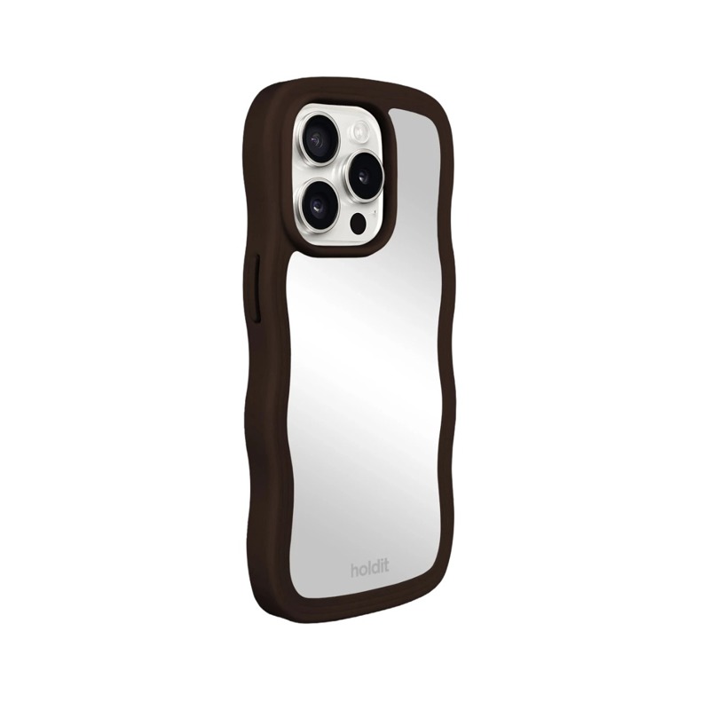 Holdit Mobilcover Wavy M. Brun iPhone 14 Pro 2