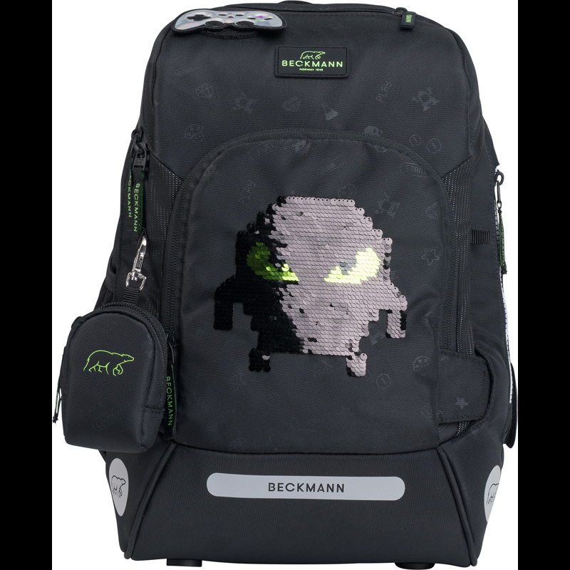 Beckmann Skolväskeset Active Air Pixel Svart/Svart 3