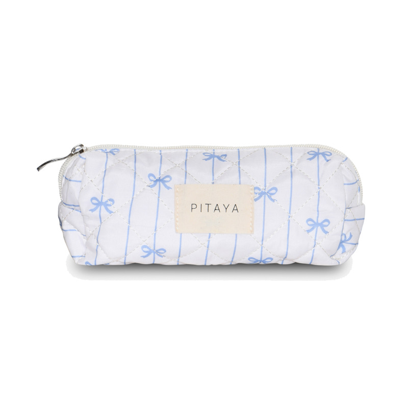 PITAYA Kosmetikpung S Blue Bow Blå/hvid