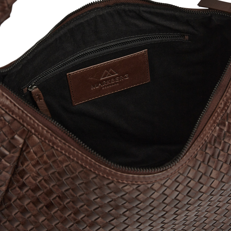 MARKBERG Axelväska Samarambg Weave M. Brun 3