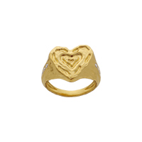 Maanesten Ring Milana Guld Str. 51 1