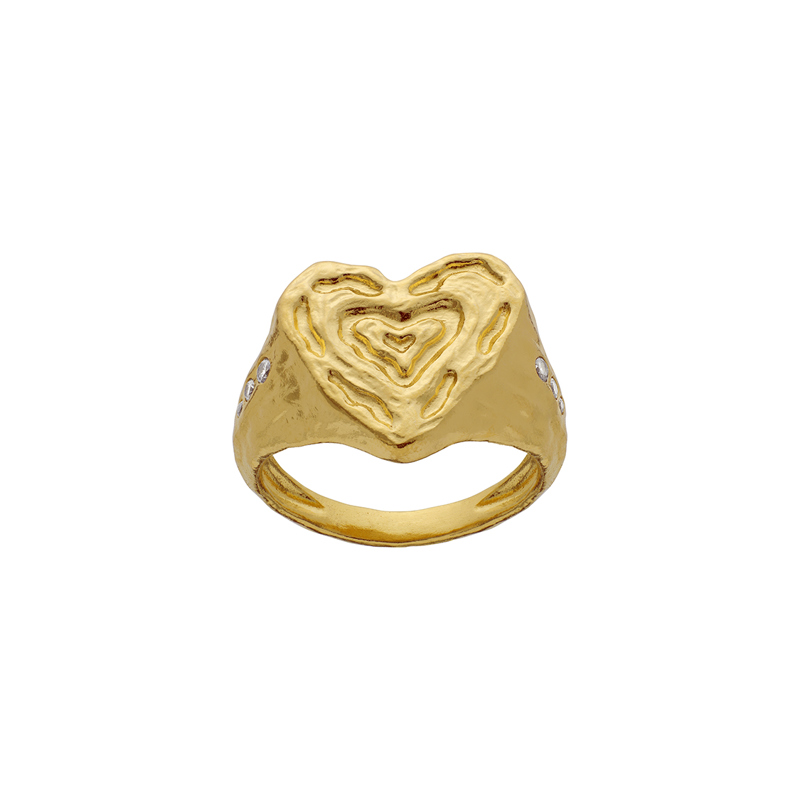 Maanesten Ring Milana Guld Str. 51 1
