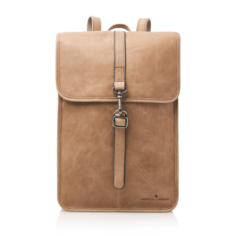 Castelijn & Beerens Rygsæk Beige 15" 1