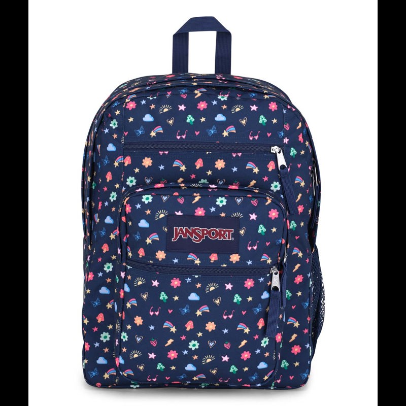JanSport Rygsæk Big Student Sort m/mønster 15" 1
