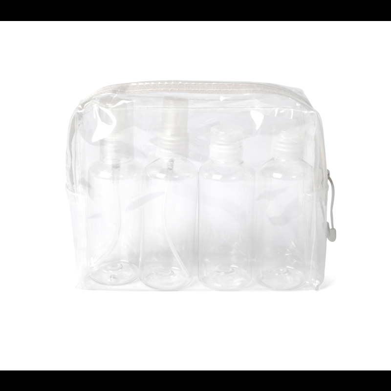 Aries Travel Check in bag 4 flaskor Genomskinlig 3