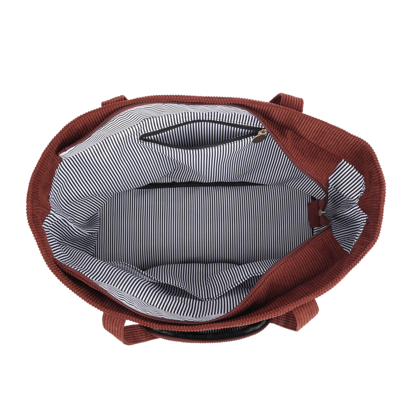 Conmé Projekttaske Creative Bag Brun/rød 4