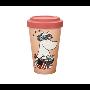 Nordic Buddies Takeaway mugg Mummimamma Persika