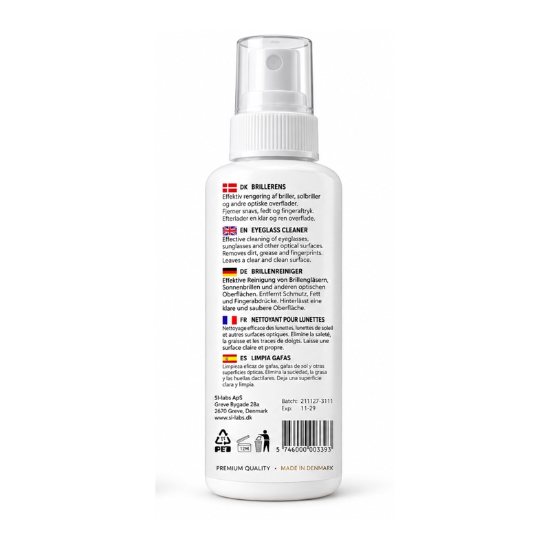 T&M Recipe Glasögonrengöring 100 ml Vit 2