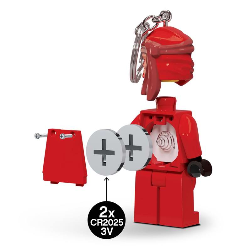 LEGO Tilbehør Bag Charm med LED Legacy KAY Rød 3