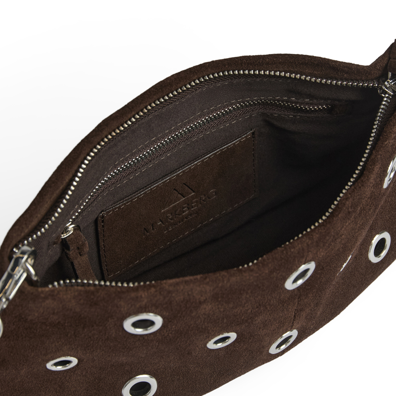 MARKBERG Crossbody EssieMBG Suede Sort/Brun 6
