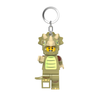 LEGO Tilbehør Bag Charm Triceratops Costume Grøn/grå 1