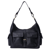 RE:DESIGNED Skuldertaske Solvej Large Sort 1