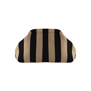 By Stær Clutch Alba Svart/Beige