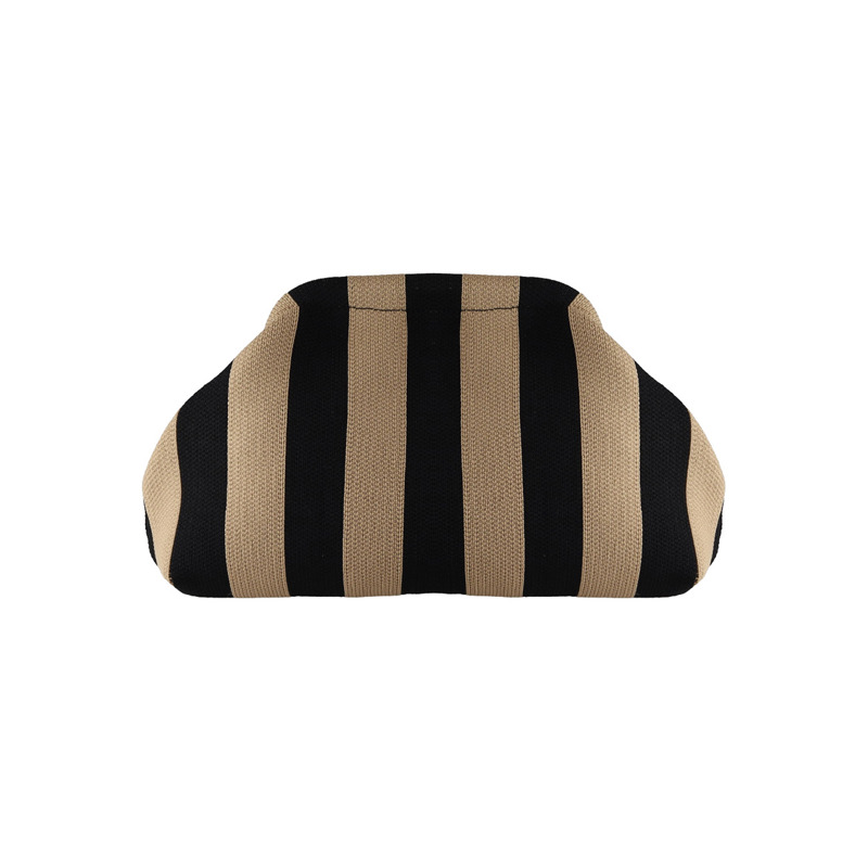 By Stær Clutch Alba Svart/Beige 1