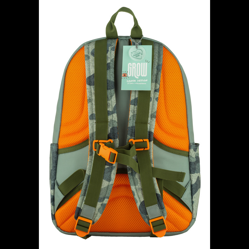 Grow Rygsæk Camo Army Grøn 5