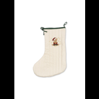 Konges Sløjd Julstrumpa Christmas Teddy Naturvit 1
