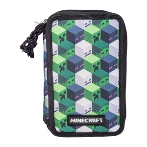 Minecraft Pennfodral 2-lagers Minecraft Grön/grå