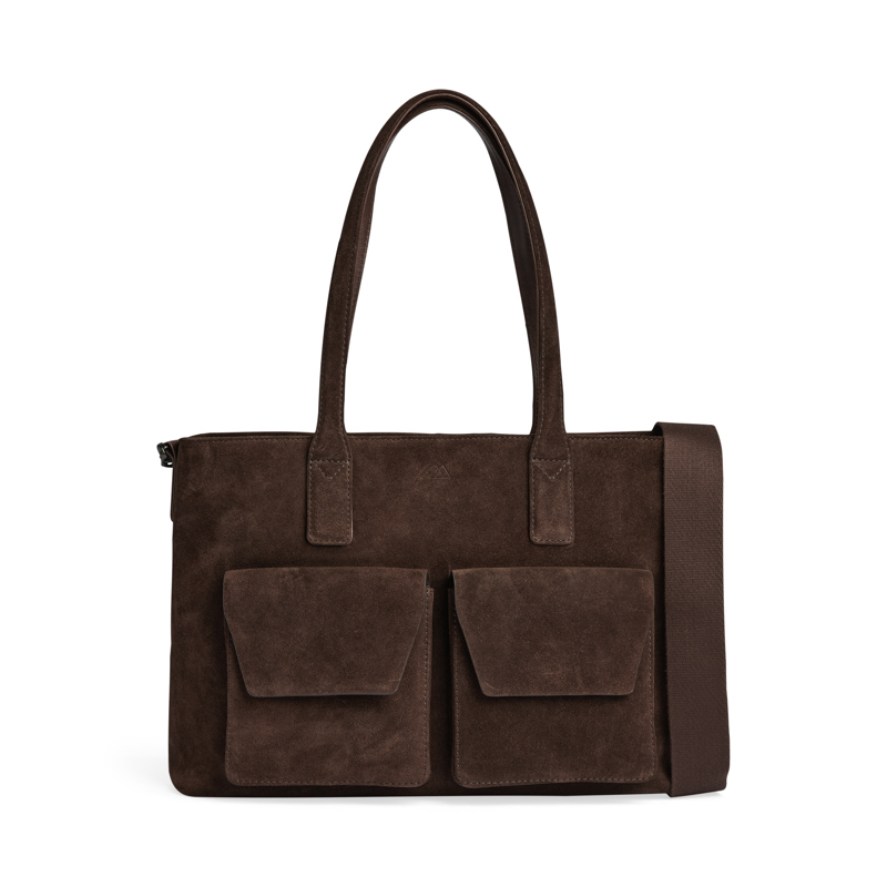 MARKBERG Datorväska KelseyMBG Suede M. Brun 14" 4