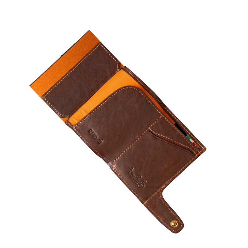 Tony Perotti Furbo Kortholder Brun/orange 7