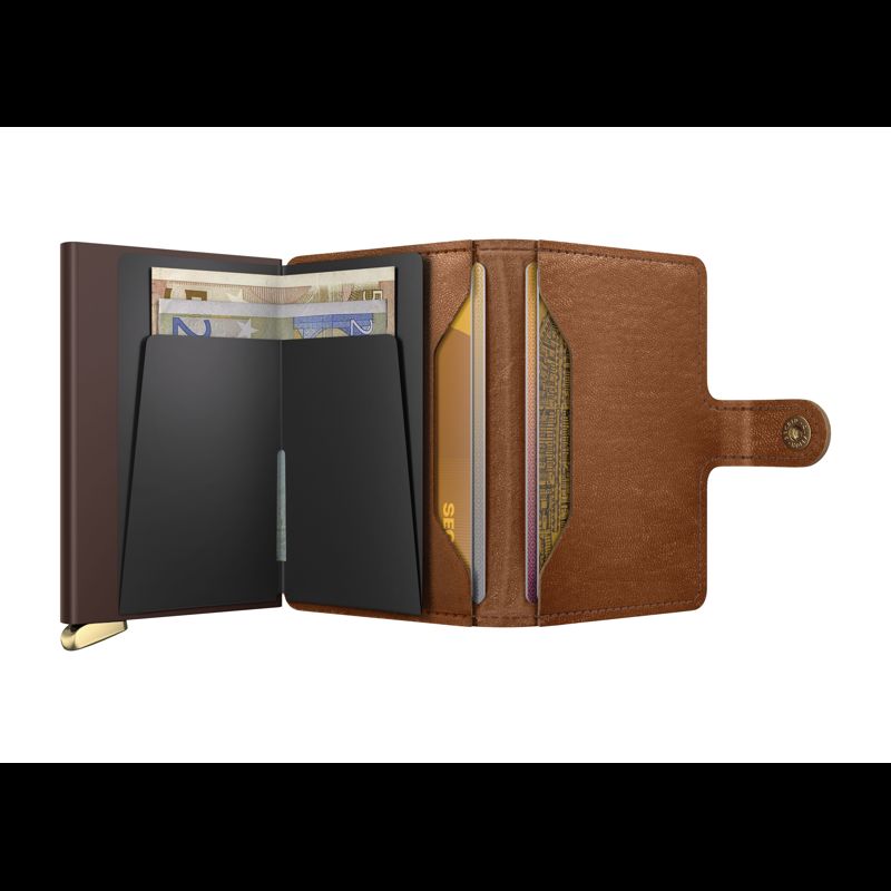 Secrid Miniwallet Emboss Lines Konjak 2