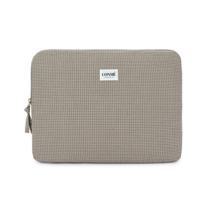 Conmé Datorfodral petit check 14" Sand