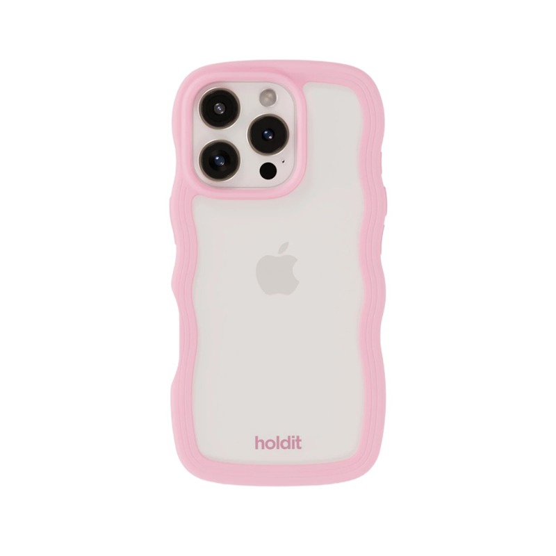 Holdit Mobilcover Wavy Pink Iphone 16 Pro 1