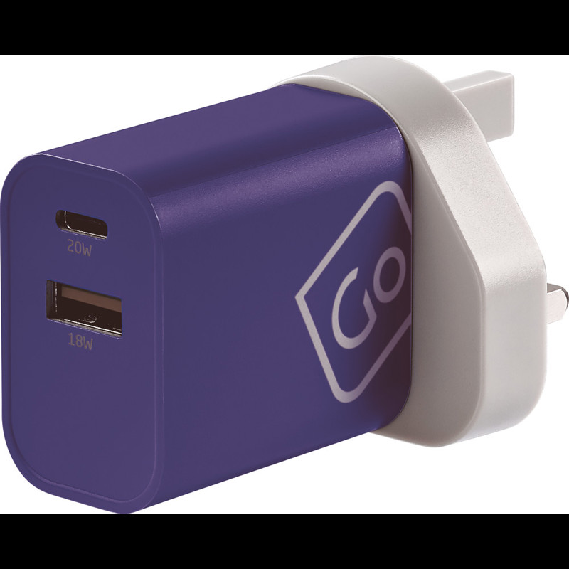 Go Travel Oplader Worldwide USB-A &USB-C Hvid 7