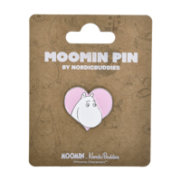 Nordic Buddies Brosch Pin Mumintrollet Hjärter 1