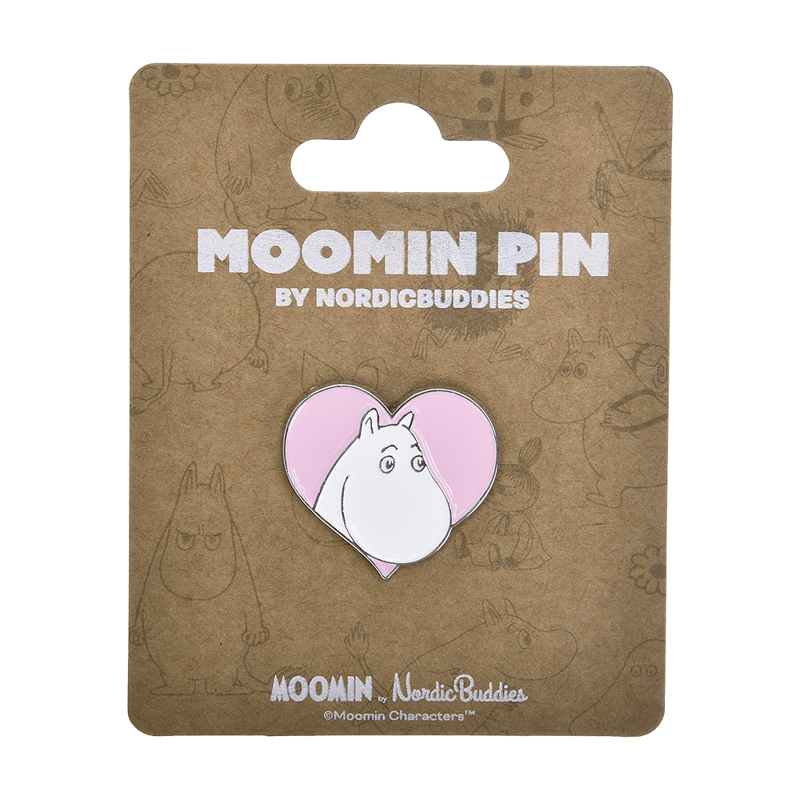 Nordic Buddies Broche Pin Mumitrold Hjerter 1