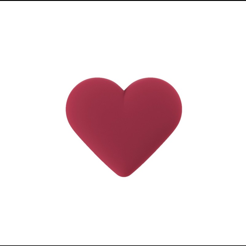 Holdit Sticker för mobilfodral Heart Bordeaux 2