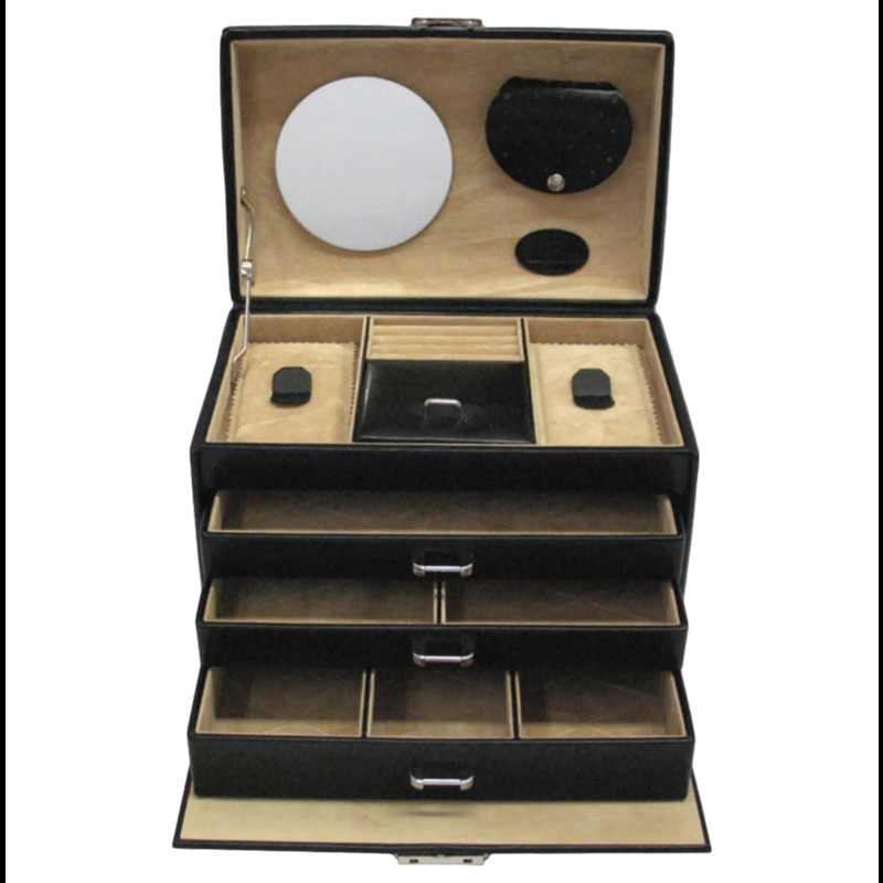 Windrose Smykkeskrin Merino Sort 2