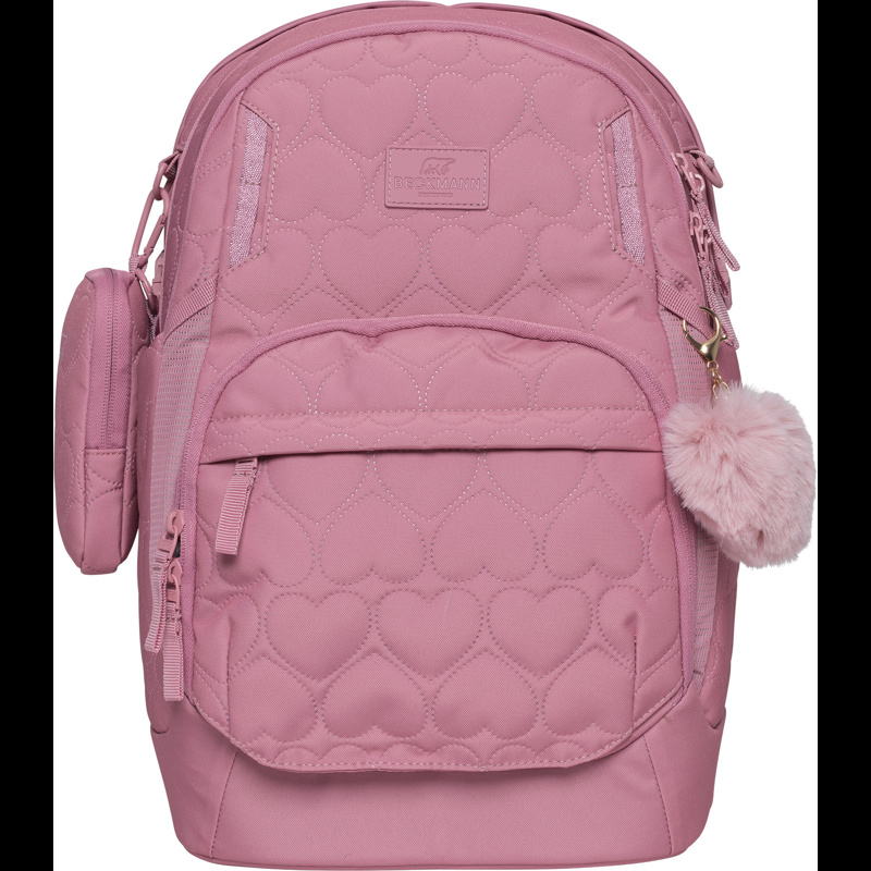 Beckmann Skoletaske Sport Air Heart  Rosa 1