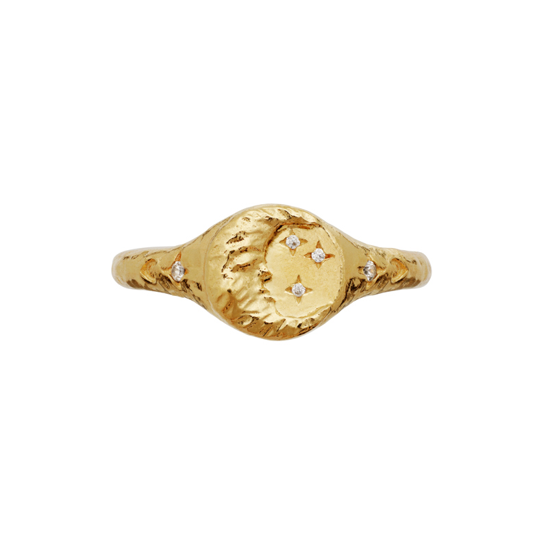 Maanesten Ring Magdalena Guld Str. 51 2