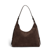 MARKBERG Axelväska TribecaMBG Suede M. Brun 14" 1