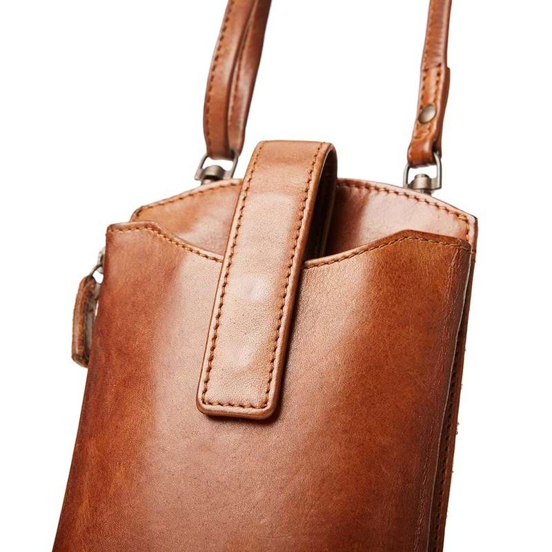 Pia Ries Mobiltaske Cognac 7