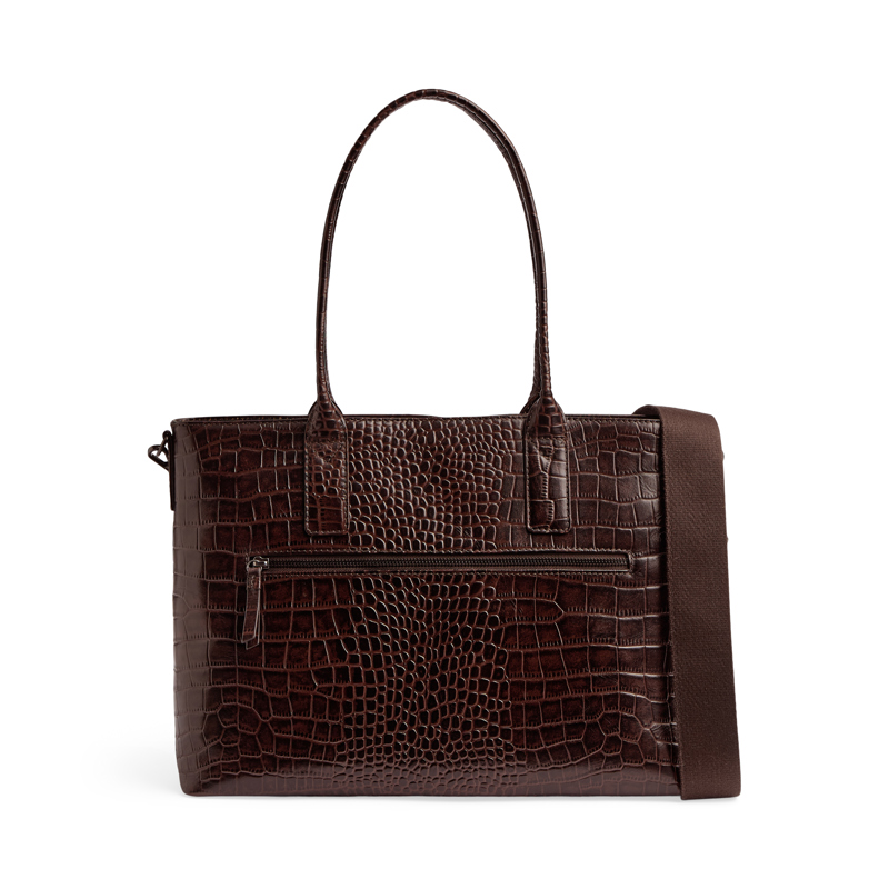 MARKBERG Datorväska KelseyMBG Croco M. Brun 14" 6