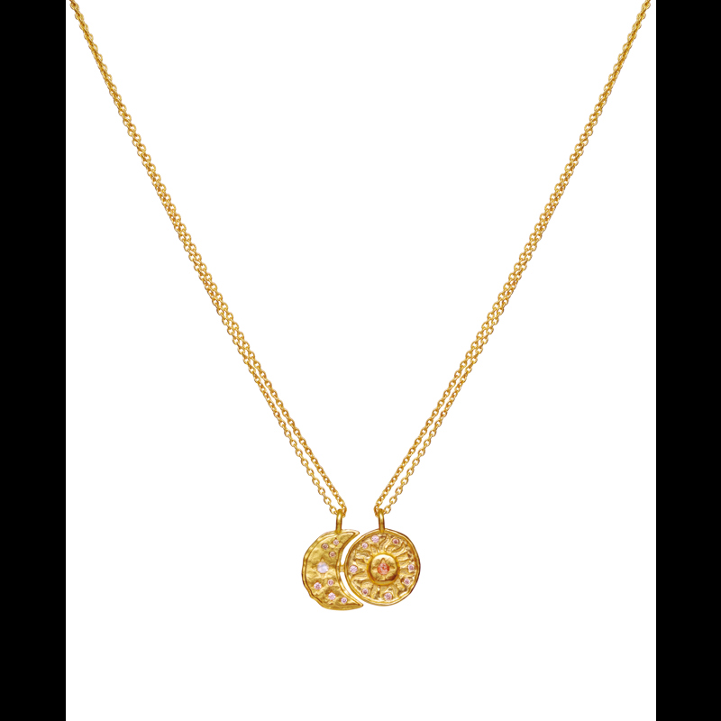 Maanesten Halsband Friendship Guld 3