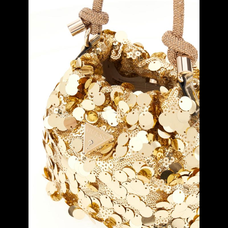Guess Håndtaske Holiday Shine Guld 3