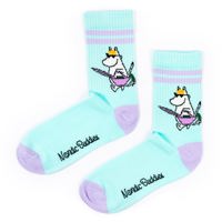 Nordic Buddies Damstrumpor Mumin Retro Turkos Str. 38-42 1