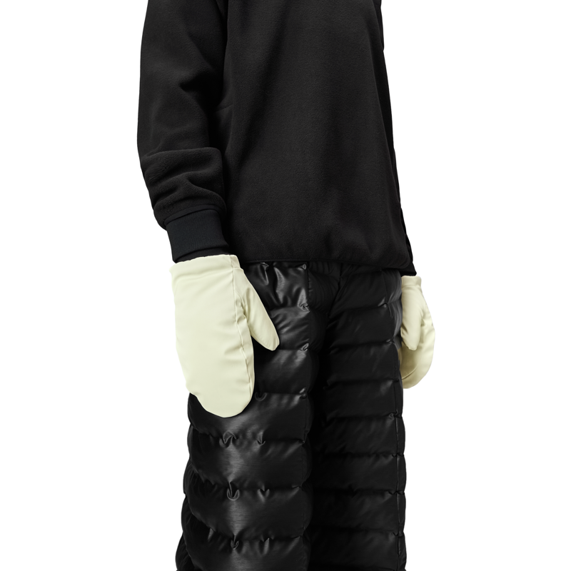 RAINS Handsker Bator Puffer Mitt Creme Str S 2