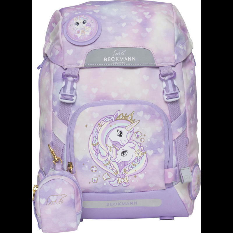 Beckmann Skolväskeset Classic Unicorn Rosa 3
