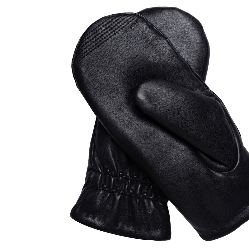 RE:DESIGNED Damhandske Lara Mitten Wool Svart Str S 4