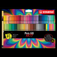 STABILO Fineliner Pen 68 Arty 65-pack Multi
